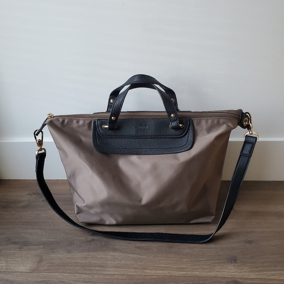 Neiman Marcus Women's Zip Closure Double Handle Crossbody Tote Bag - Picture 1 of 16
